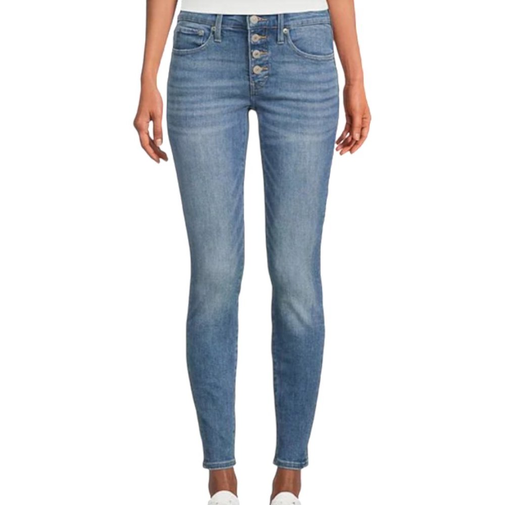 LUCKY BRAND Women's High Rise Bridgette Skinny Ankle Jeans Size 8/29 Button Fly
